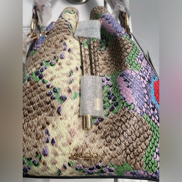 Aldo Snake Print Dororyth Bag NWT - Picture 2 of 5